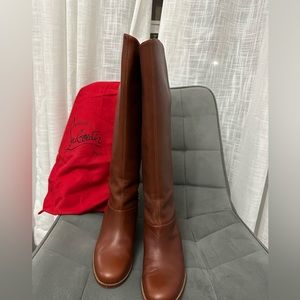 Christian Louboutin riding boots.  39.5
